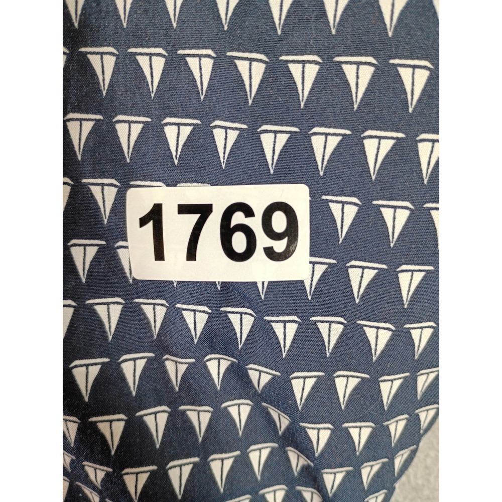 Charter Club Womens Sleeveless Top Navy Sailboat 18W Button Down - Picture 6 of 6